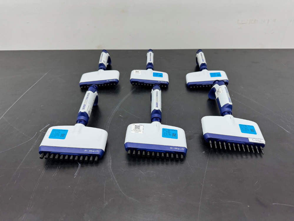 Image of Rainin Pipet-lite XLS Multichannel Pipettes - Quantity 6